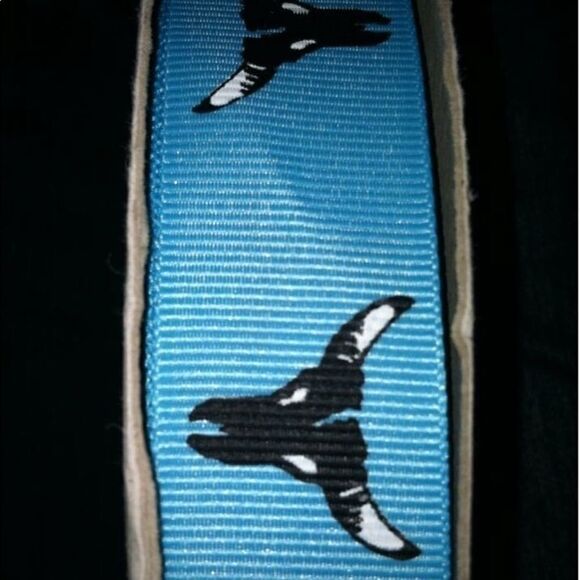 5/$20 grosgrain Ribbon 7/8” 5 yard Southwest skull bull cowboy ranch rodeo - Picture 3 of 4